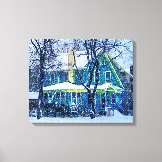 Snowstorm Canvas Afdruk (Voorkant)