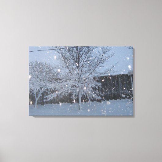 Snowstorm Canvas Afdruk (Voorkant)
