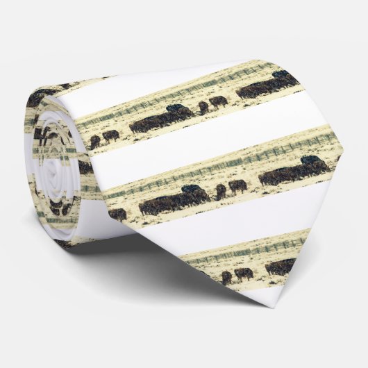 Snowstorm Cattle Stropdas (Opgerold)