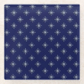 Snowstorm Glazen Onderzetter (Voorkant)