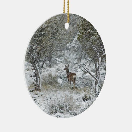 Snowstorm Keramisch Ornament (Rechts)