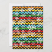 Snowtubing sleeding verjaardagsbas kaart (Achterkant)