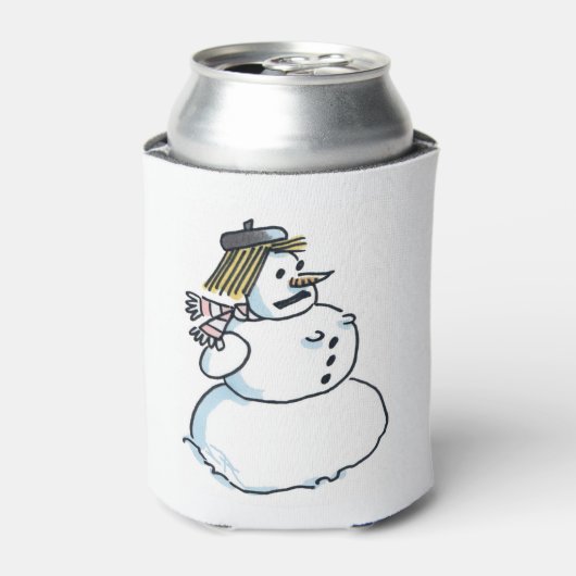 Snowwoman can cooler (Blikje Voorkant)