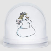 Snowwoman snow globe sneeuwbol (Voorkant)