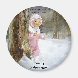 Snowy Adventure Magneet