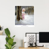 Snowy Adventure Poster (Thuiskantoor)