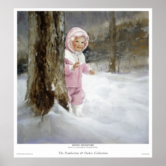 Snowy Adventure Poster (Voorkant)