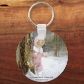 Snowy Adventure Sleutelhanger (Voorkant)