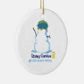 Snowy Air Force Ornament (Rechts)