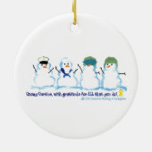 Snowy Air Force Ornament (Achterkant)