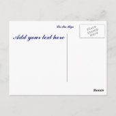 Snowy Alps Post Card Briefkaart (Achterkant)
