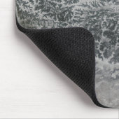 Snowy and hazy central Russia toont de Ob Ri Muismat (Hoek)