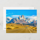 Snowy Andes Mountains, El Chalten, Argentinië Briefkaart (Voorkant / Achterkant)