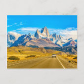 Snowy Andes Mountains, El Chalten, Argentinië Briefkaart (Voorkant)