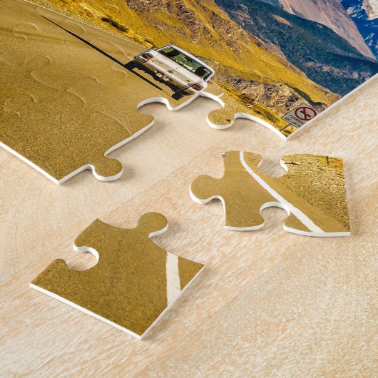 Snowy Andes Mountains, El Chalten, Argentinië Legpuzzel (Zijkant)