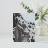 Snowy Angel in Washington, Iowa  Briefkaart (Staand voorkant)