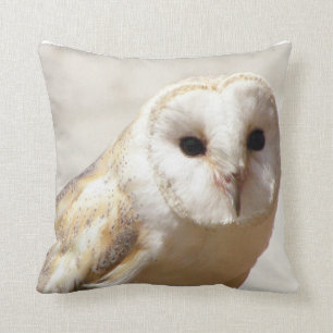 Snowy Barn Owl Pillow Kussen