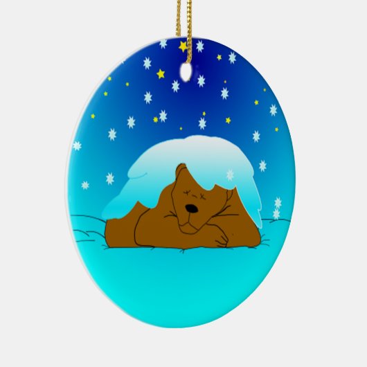 Snowy Beer Ornament (Rechts)