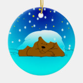 Snowy Beer Ornament (Voorkant)