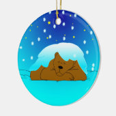 Snowy Beer Ornament (Links)