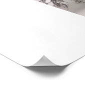 Snowy Bench-Poster/afdrukken Poster (Hoek)