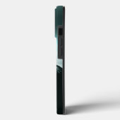 Snowy berg mysterieus blauw neonlicht Case-Mate iPhone case (Achterkant / Links)