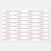 Snowy Berry Merriest kerstfoto's ompakken Inpakpapier Vel (Voorkant 2)