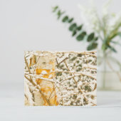 Snowy Birch Briefkaart (Staand voorkant)