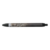 Snowy Black Night Forest Regular Pen (Voorkant)