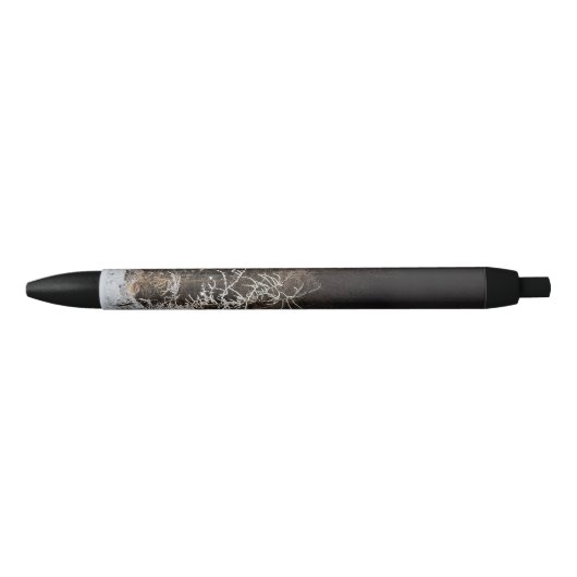 Snowy Black Night Forest Regular Pen (Voorkant)