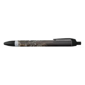Snowy Black Night Forest Regular Pen (Bovenkant)