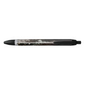 Snowy Black Night Forest Regular Pen (Achterkant)