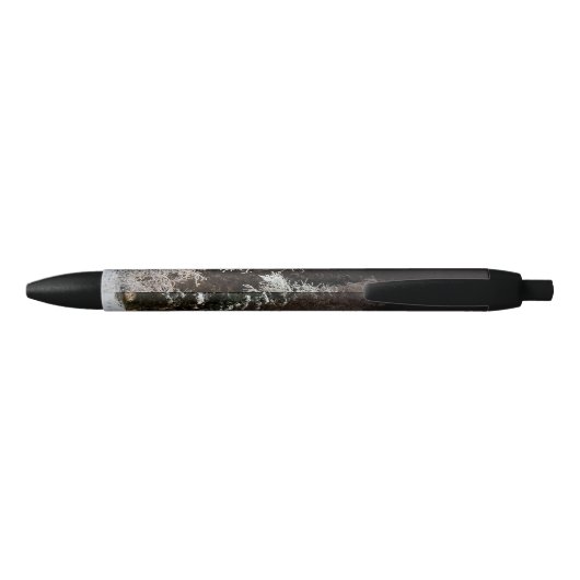 Snowy Black Night Forest Regular Pen (Achterkant)