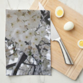 Snowy Blossom Kitchen Towel Theedoek (Quarter Fold)
