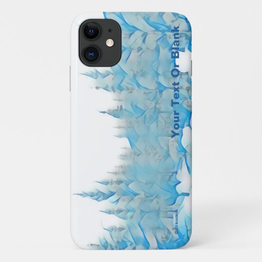 Snowy Blue Trees Case-Mate iPhone Case (Achterkant)