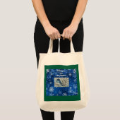 Snowy Bluebird Notecard Tote Bag (Voorkant (product))