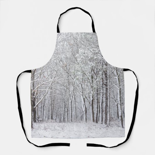 Snowy Bossen Apron Schort (Voorkant)