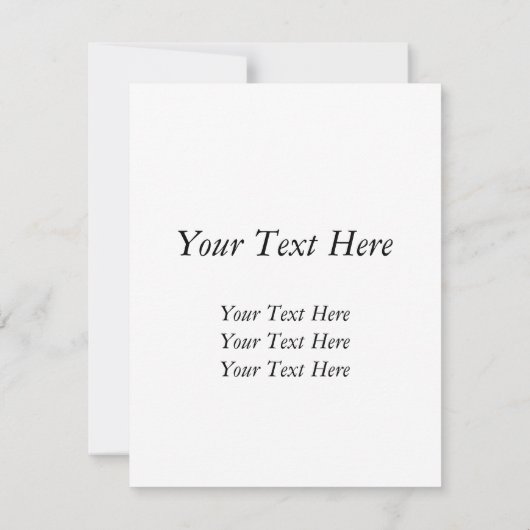 Snowy Bossen Uitnodiging (Achterkant)