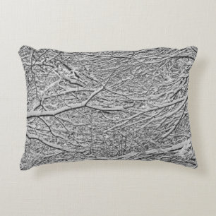 Snowy Branches Accent Pillow Decoratief Kussen