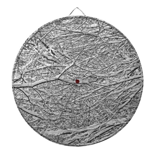 Snowy Branches Dartbord (Voorkant)