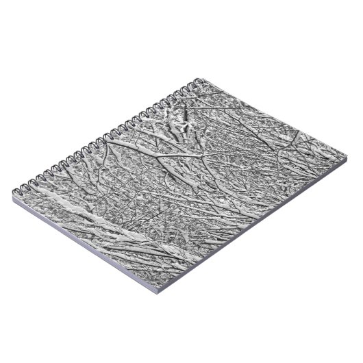 Snowy Branches Notitieboek (Linkerzijde)