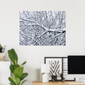 Snowy Branches Poster (Thuiskantoor)