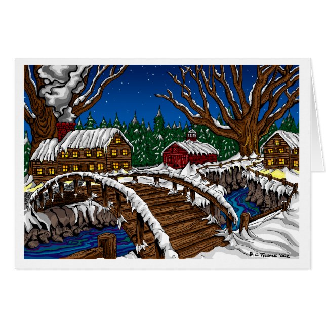 Snowy Bridge (Voorkant Horizontaal)