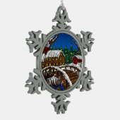 Snowy Bridge Ornament (Links)