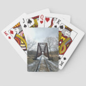 Snowy Bridge Pokerkaarten (Achterkant)