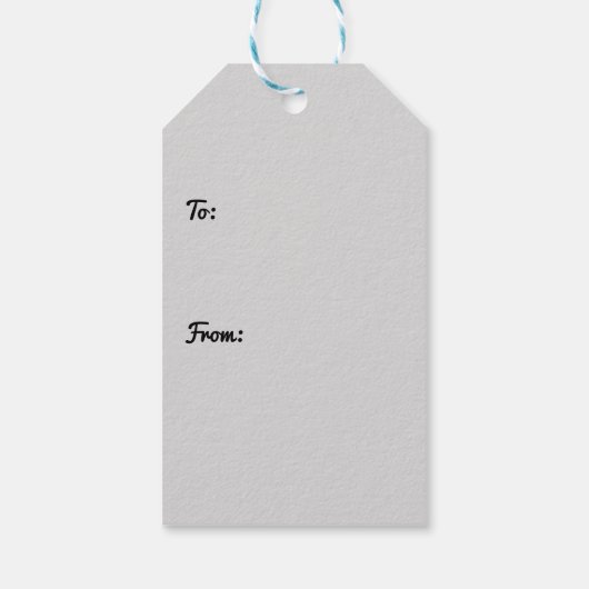 Snowy Bridge Waterverf Landscape Painting Cadeaulabel (Achterkant)