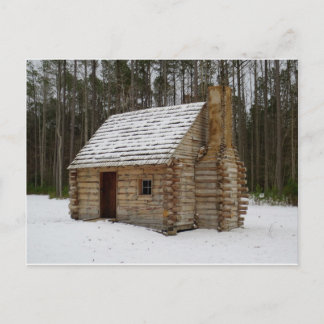 Snowy Cabin Briefkaart