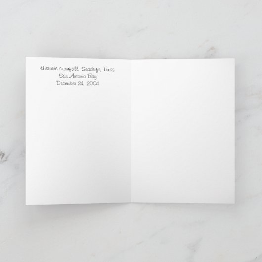 Snowy Cactus kaart (Binnen)