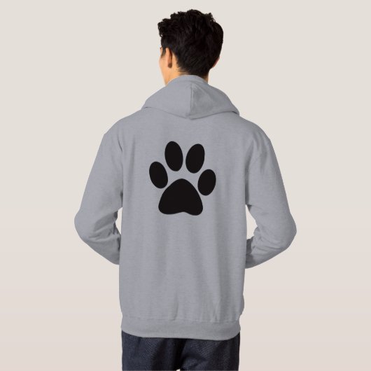 Snowy Cat Hoodie (Achterkant volledig)