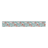  Snowy Christmas Aesthetic Pattern- Winter Design Grosgrain Lint (Voorkant)